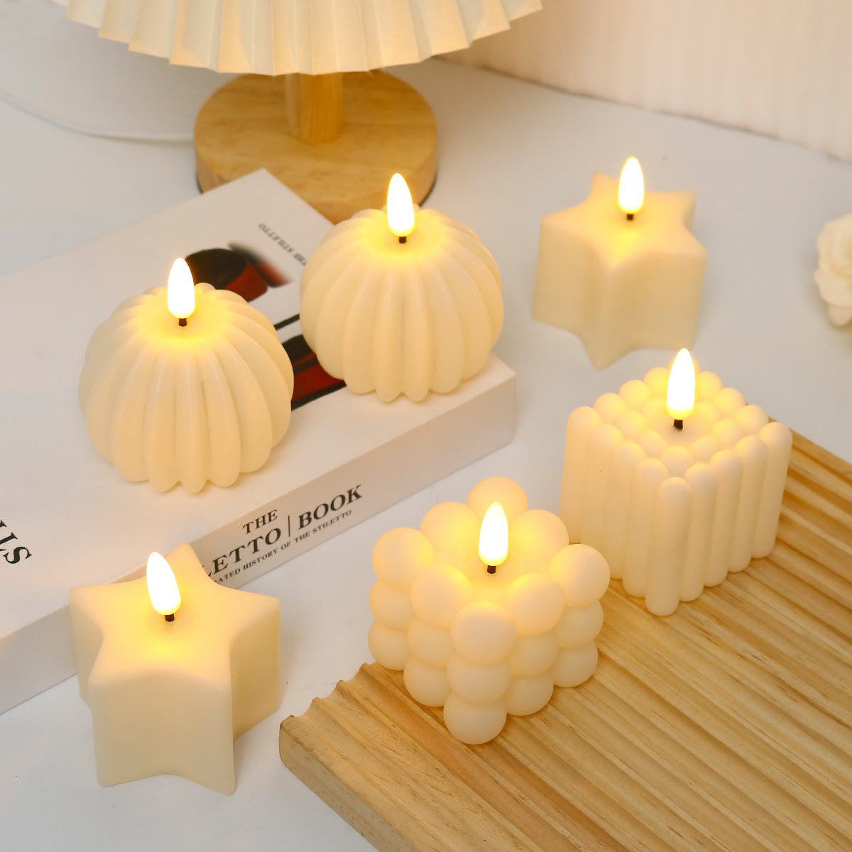 Photography And Lighting - Candela LED a Cubo per Matrimoni,