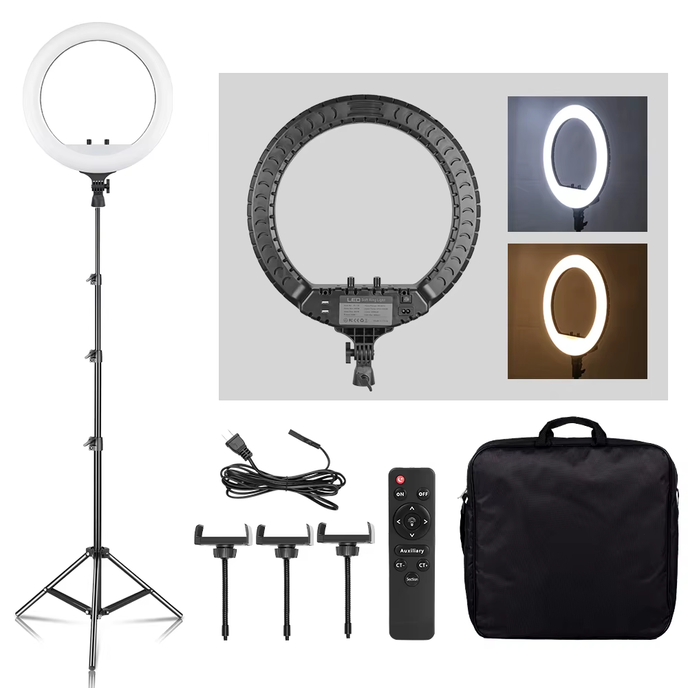 Photography Lighting With Umbrella - Lampada LED ad anello da 18