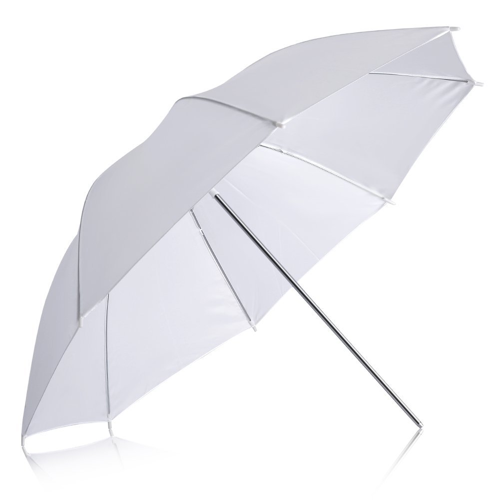 Photography Lighting With Umbrella - Ombrello diffusore fotografico portatile bianco da
