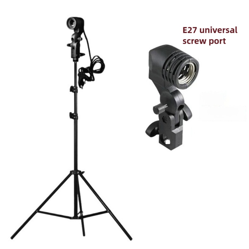 Photography Lighting With Umbrella - Portalampada 2M, attacco CA E27 con