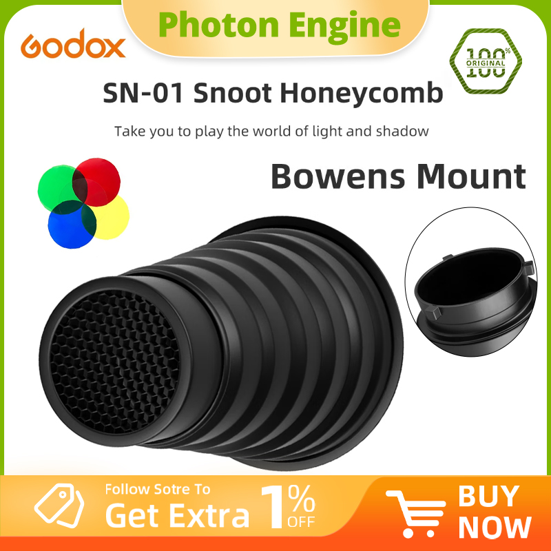 Photography Lighting Types - GODOX SN-01 Bowens Snoot Grande per