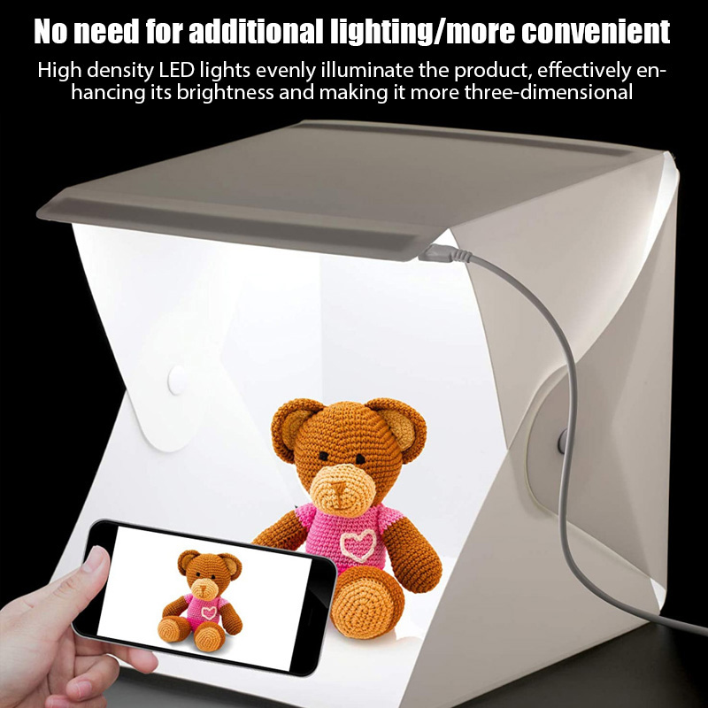 Macro Photography Lighting Kit - Lightbox Light Box Mini Photo Studio