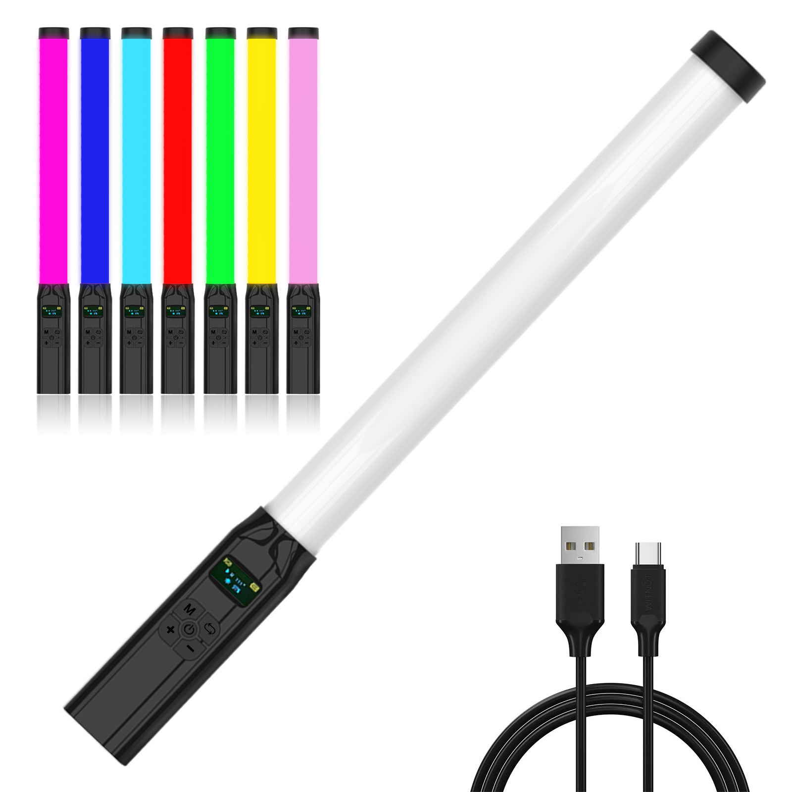 Photography Lighting Types - 50CM RGB Stick Light Wand leggero