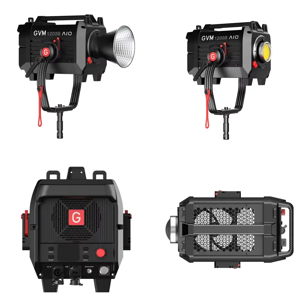 Photography And Lighting - GVM SD1200B AIO 1200W Faretto LED
