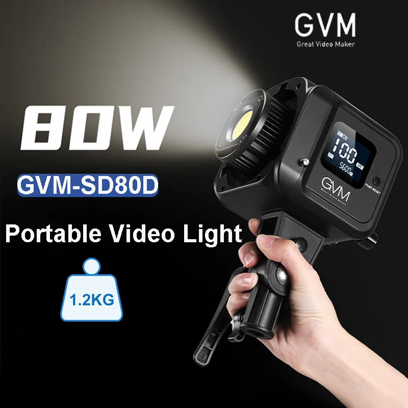 Photography Using Lighting - Luce LED Bicolore GVM SD80D 80W