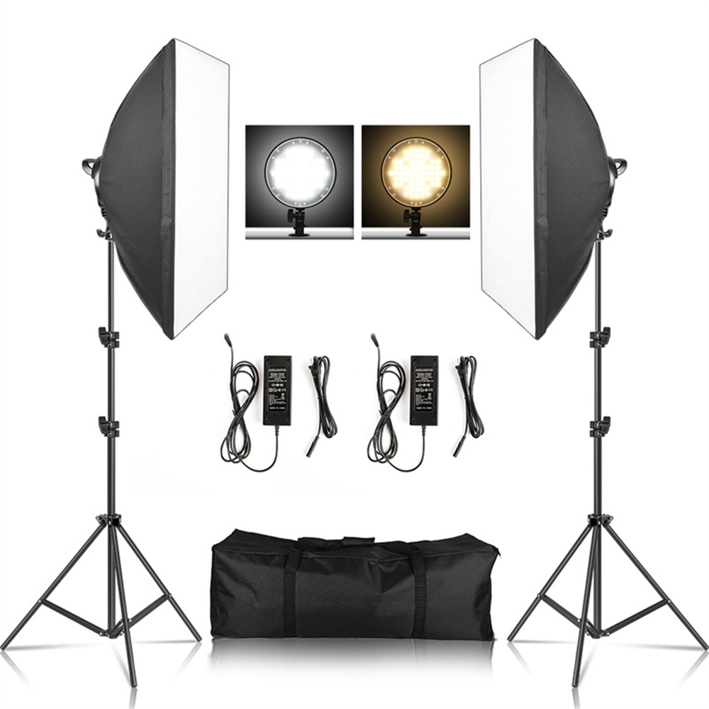 Macro Photography Lighting Kit - Softbox Light Kit fotografico Foto 2M
