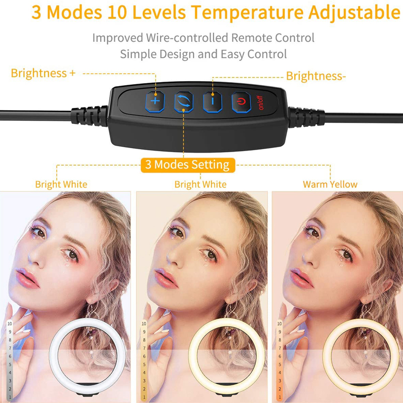 Luce ad anello LED per selfie  - Photography Lighting With Umbrella recensione e prezzo