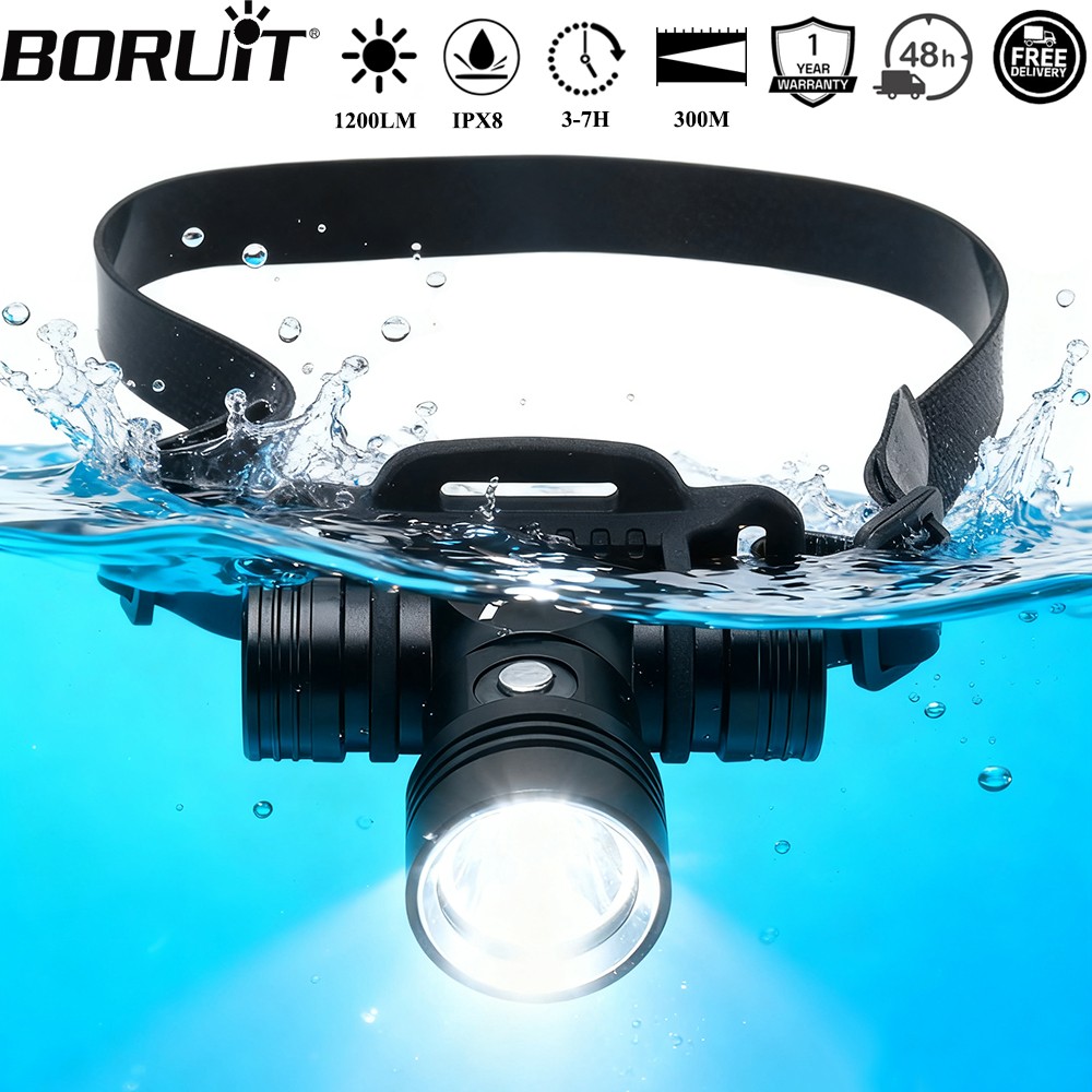 BORUiT B14 1200LM LED Scuba Di - Photography Using Lighting recensione e prezzo