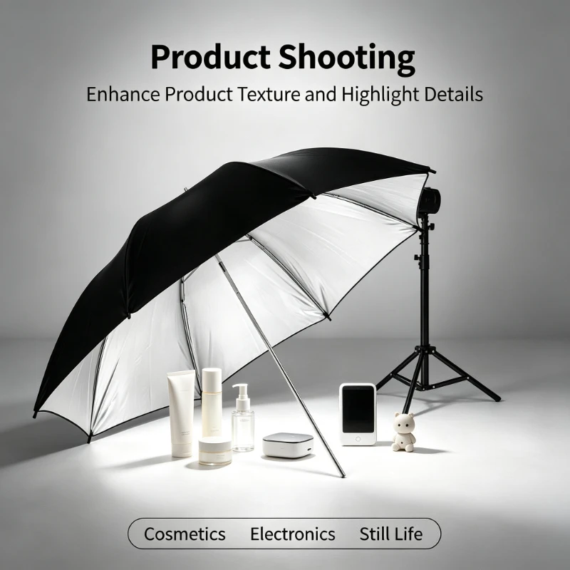 Ombrello Riflettente Nero Dure - Photography Lighting With Umbrella recensione e prezzo
