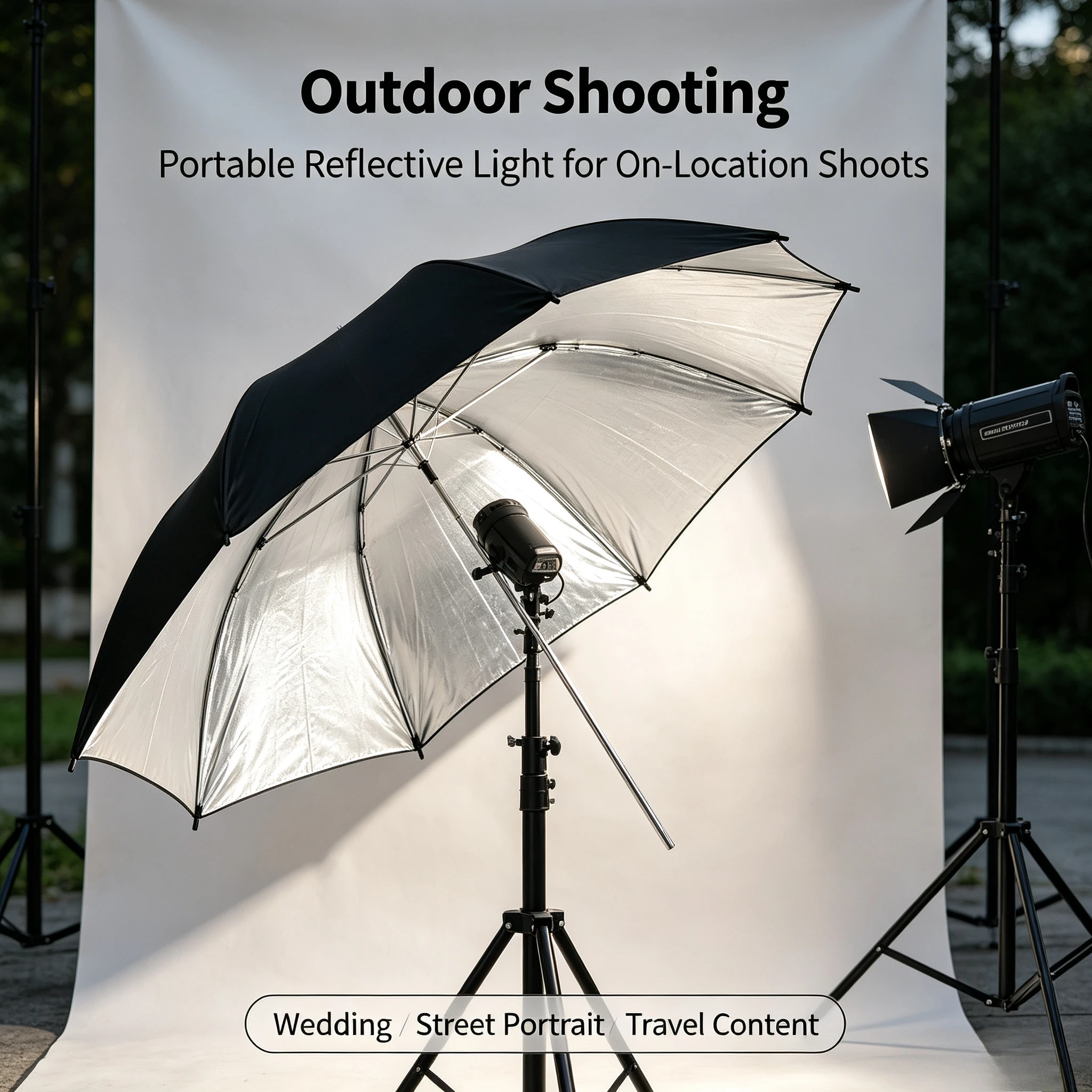 Ombrello Riflettente Nero Dure - Photography Lighting With Umbrella recensione e prezzo