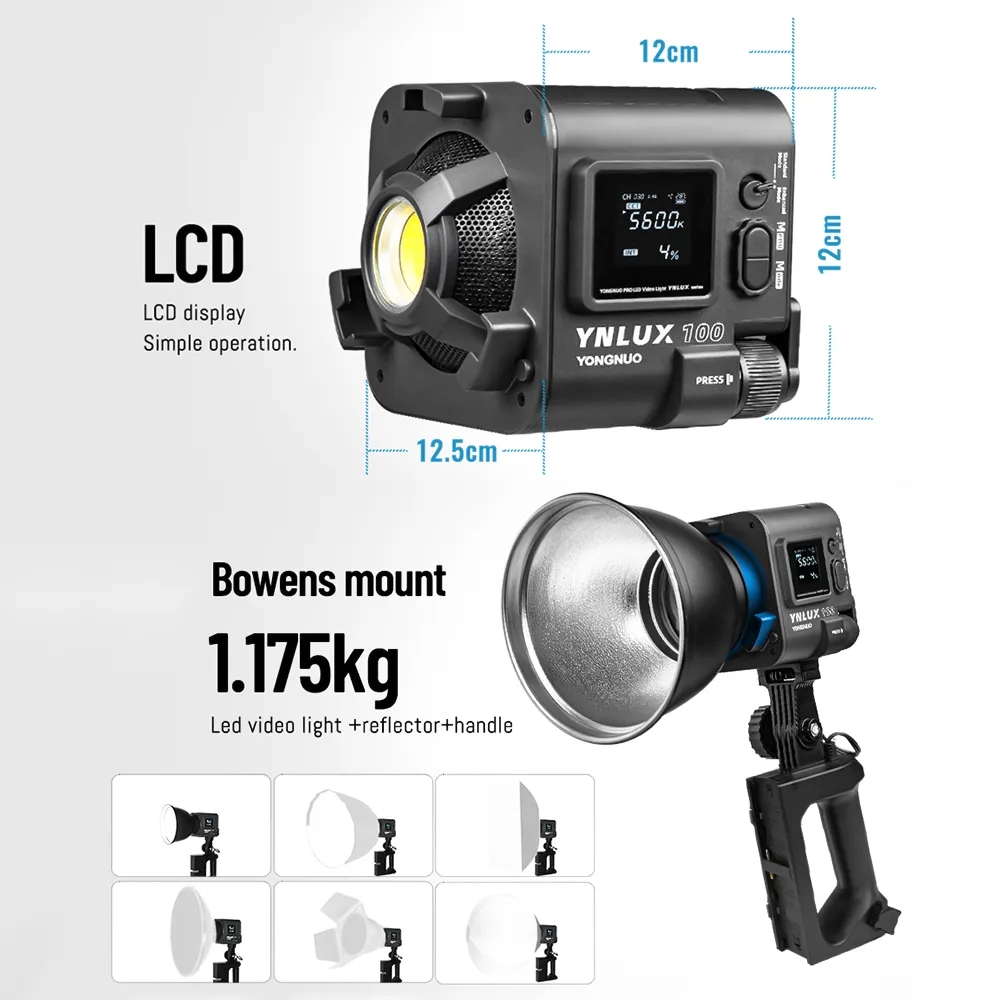 YONGNUO YNLUX100 100W 3200K-56 - Photography And Lighting recensione e prezzo