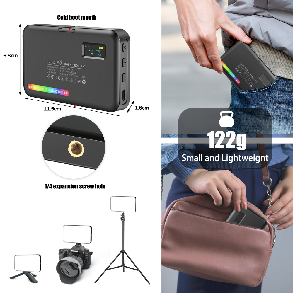 LUXCEO V10 PRO Luce video Pann - Photography Lighting With Umbrella recensione e prezzo