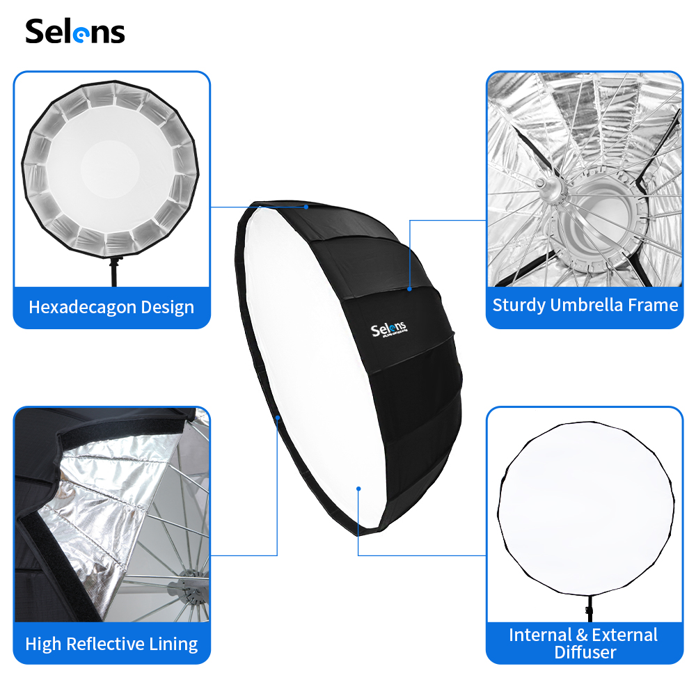 Selens 85cm ombrello Radar Sof - Photography Lighting With Umbrella recensione e prezzo