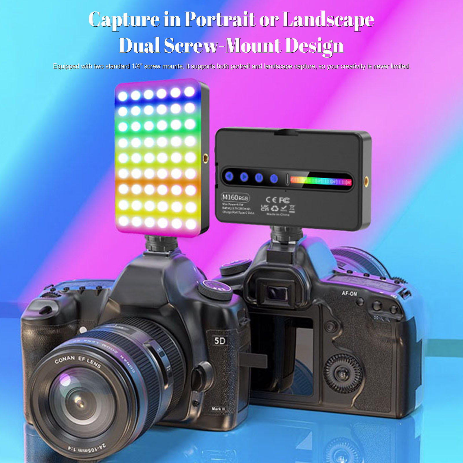 Luce LED RGB 6.5W per Video 27 - Photography Lighting Types recensione e prezzo