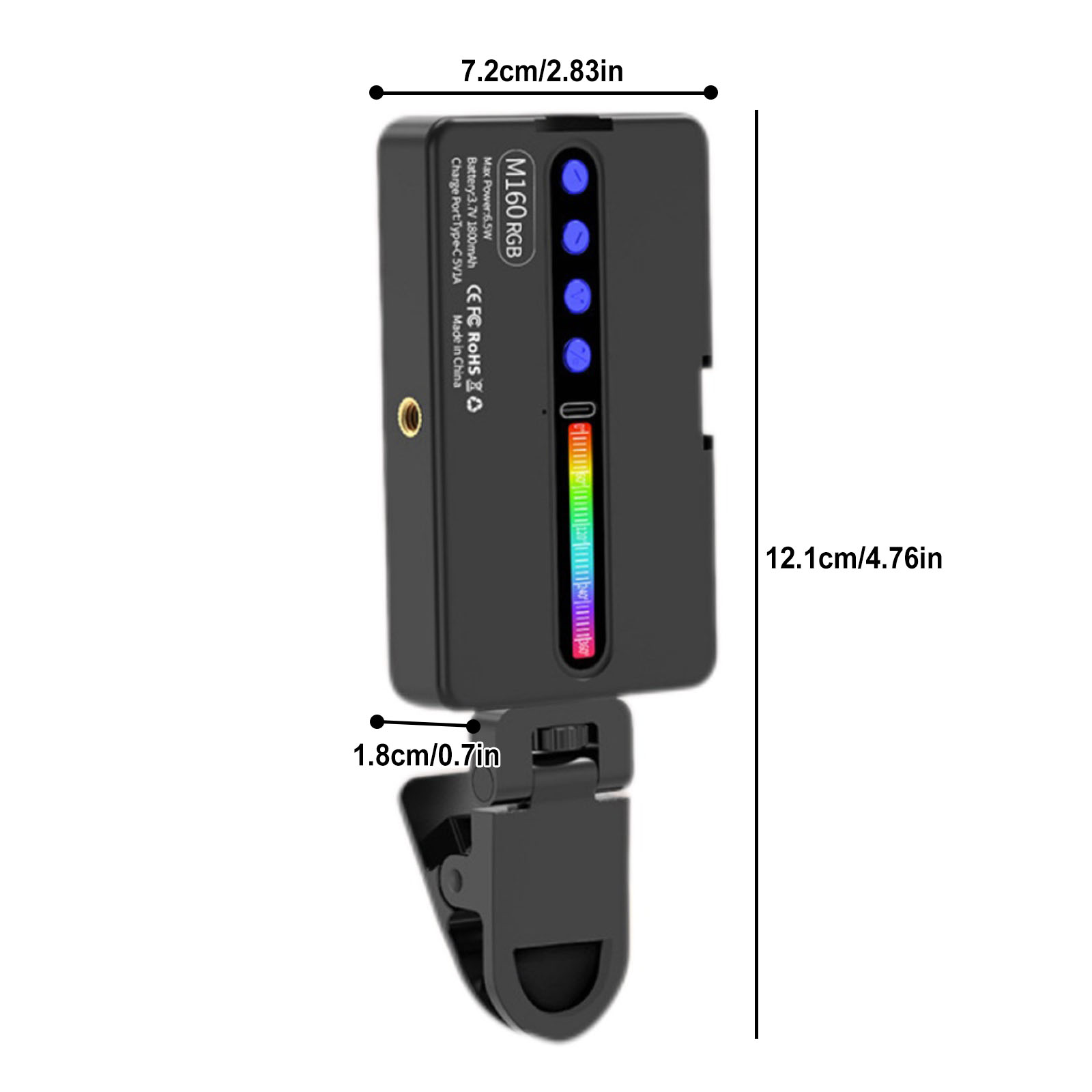 Luce LED RGB 6.5W per Video 27 - Photography Lighting Types recensione e prezzo