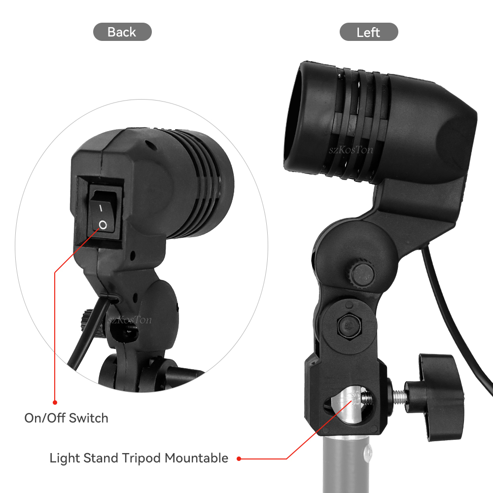 Portalampada a testa singola P - Photography Lighting With Umbrella recensione e prezzo