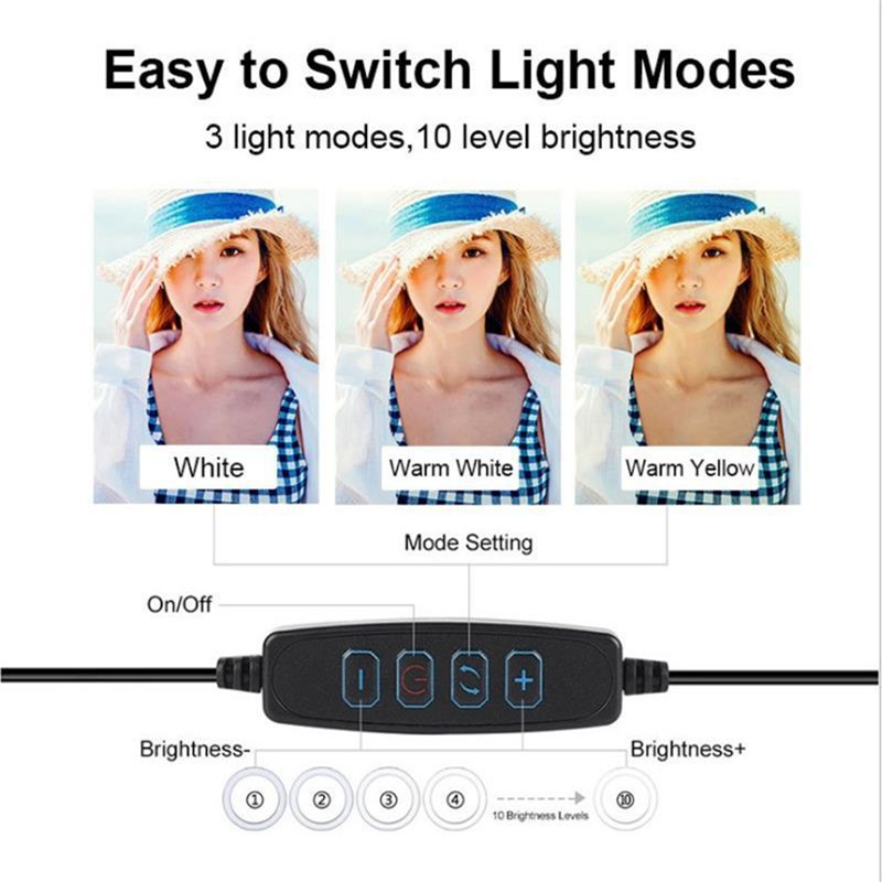 Lampada ad anello a LED dimmer - Photography Lighting Ring recensione e prezzo