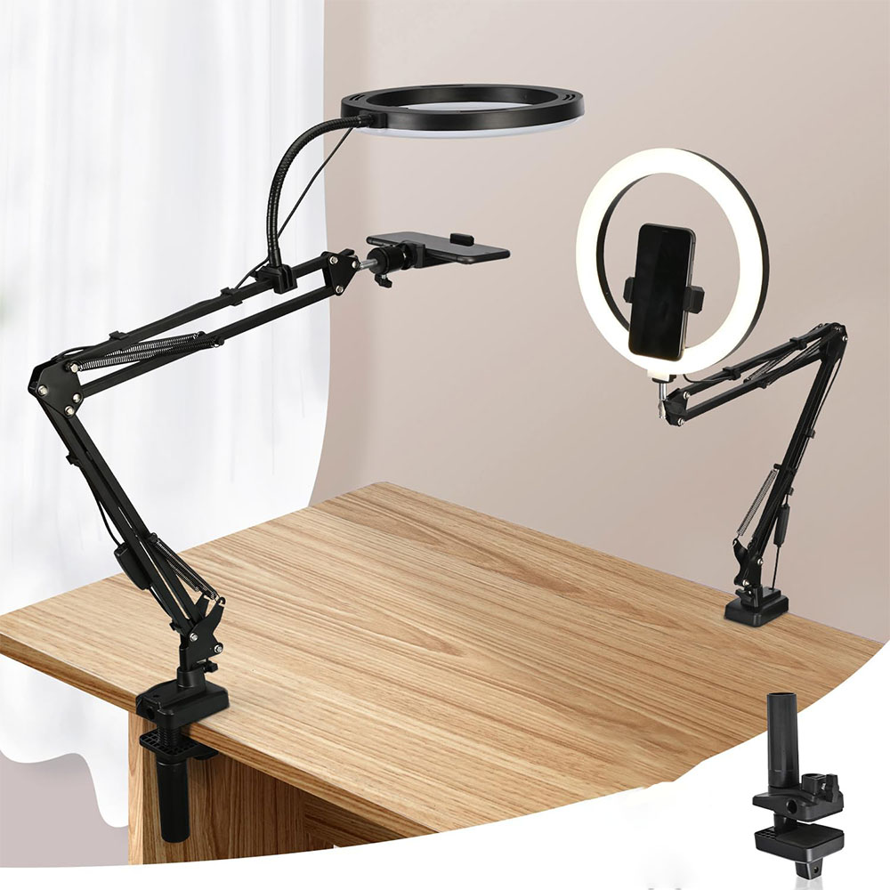 Anello luminoso con supporto e - Photography Lighting With Umbrella recensione e prezzo