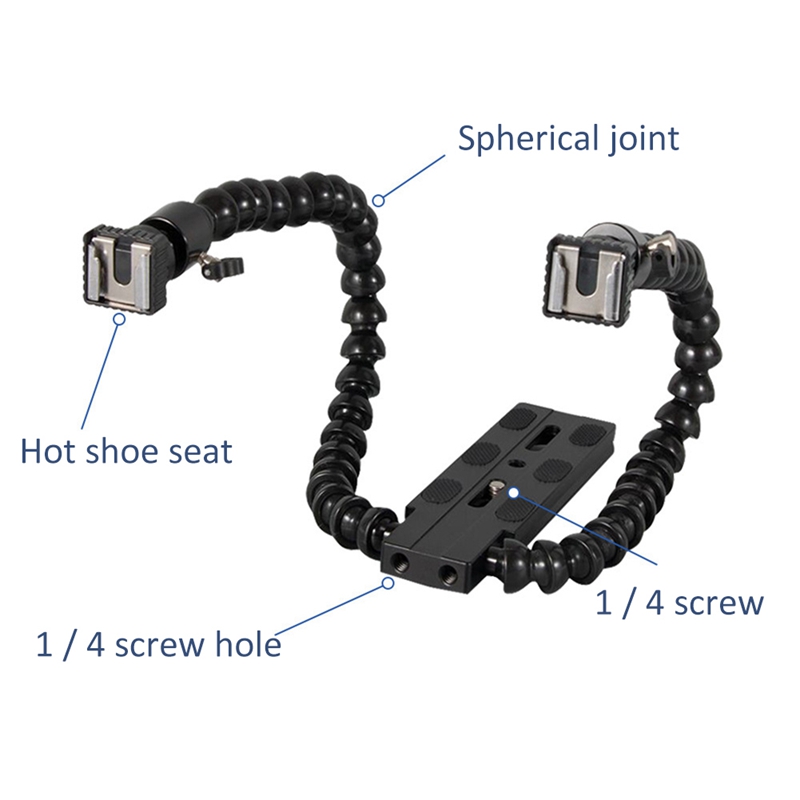Supporto flessibile per staffa - Macro Photography Lighting Kit recensione e prezzo