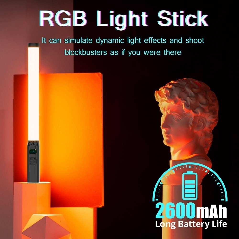 50CM RGB Stick Light Wand legg - Photography Lighting Types recensione e prezzo