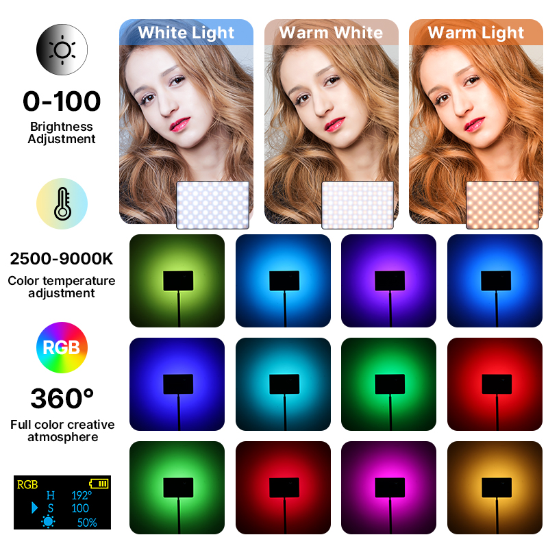 Ulanzi LT003 15W RGB Luce vide - Photography Lighting With Umbrella recensione e prezzo